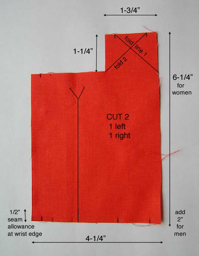placket pattern